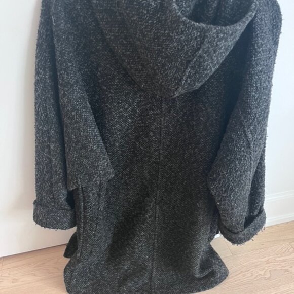 Oversized Wool Sweater Coat - Picture 3 of 4